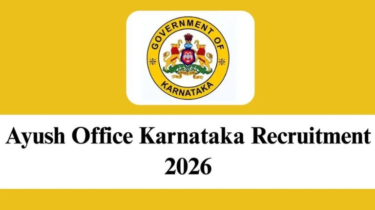 Ayush Department Recruitment 2026